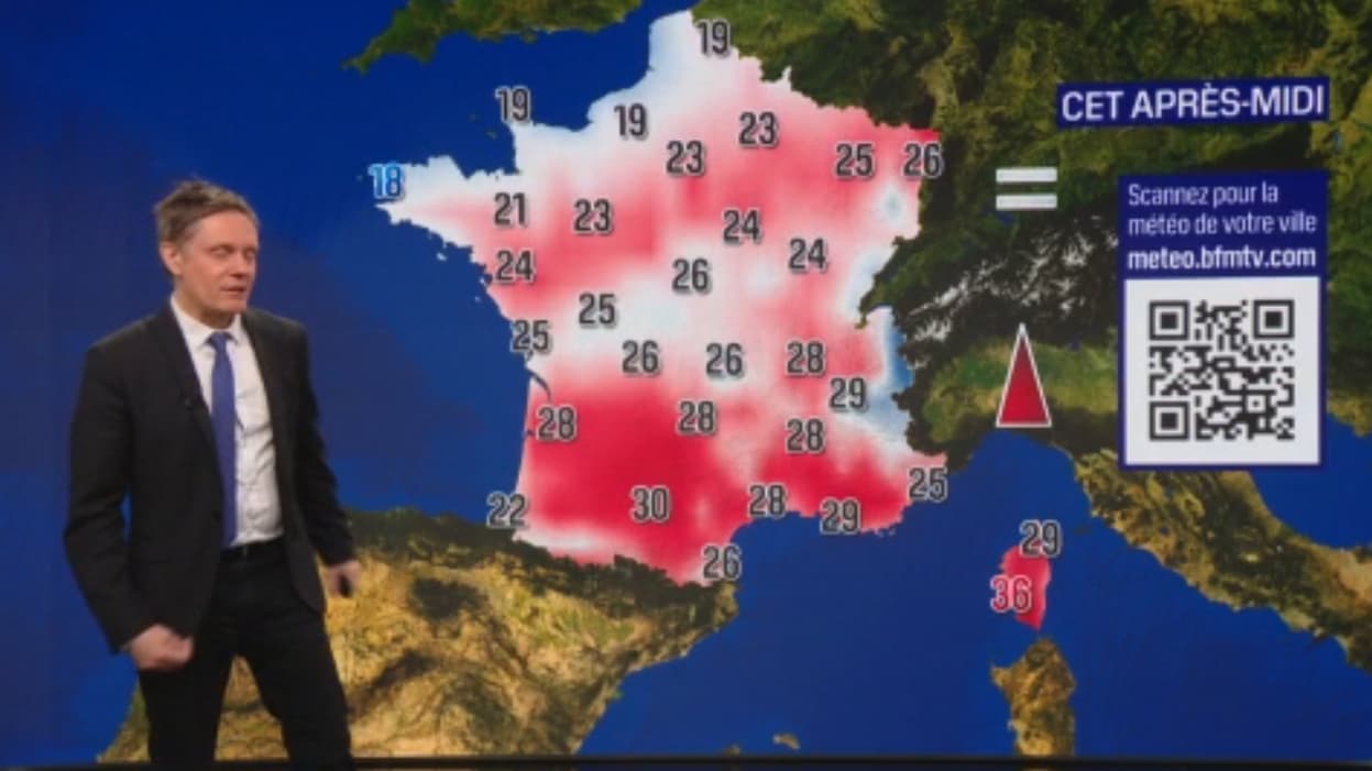 Les températures pour ce samedi 8 juin 2024 