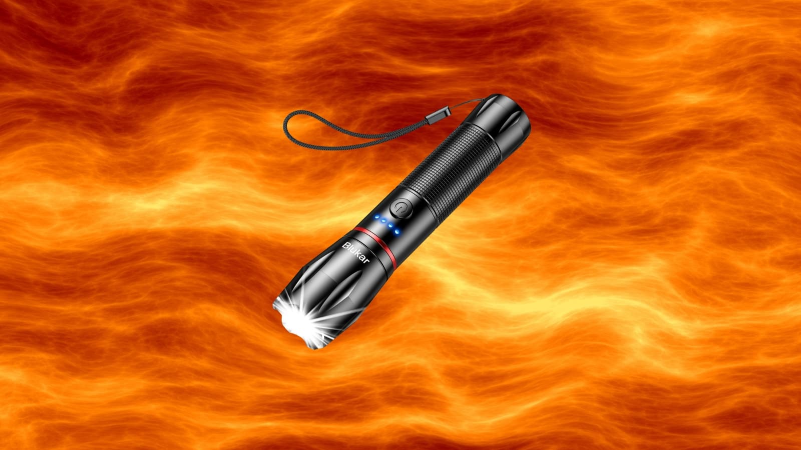 Tbest lampe de poche étanche P90 puissante lampe de poche 5000LM Zoom