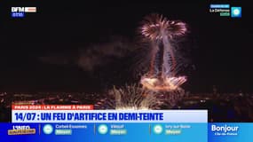14-Juillet: les images du feu d'artifice à Paris
