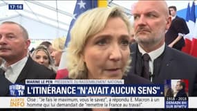 Itinérance mémorielle du président : Marine Le Pen y voit "une opération de communication assez malvenue"