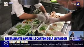 Paris: le carton de la livraison pour les restaurants et les bistrots