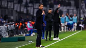 Julien Stéphan lors de Marseille-Rennes (2-0, 14e journée de L1), le 3 décembre 2023
