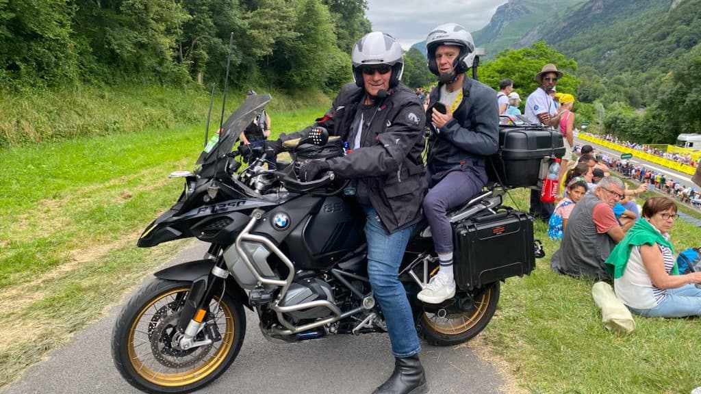 Marc Compe et Arnaud Souque sur le Tour de France