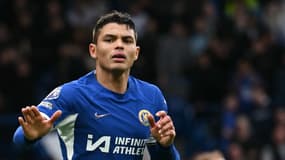 Thiago Silva lors de Chelsea-Wolverhampton (2-4, Premier League), le 4 février 2024