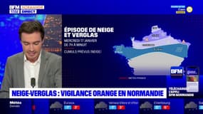 Vigilance orange neige-verglas en Normandie pour mercredi