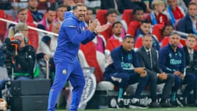 Jacques Abardonado lors d'Ajax-OM le 21/09/2023	