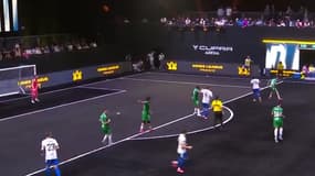 Le match entre Unit3d et Génération 7 lors de la Kings League France, le 6 avril 2025 à Villepinte
