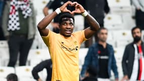 Faris Moumbagna avec Bodo Glimt, à Istanbul le 9 novembre 2023