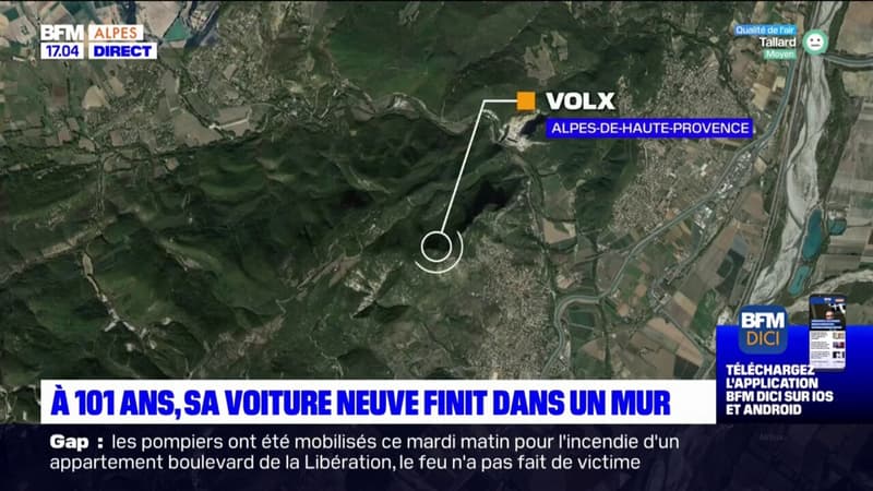 Volx: un conducteur de 101 ans termine sa course dans le mur de sa voisine en essayant sa voiture