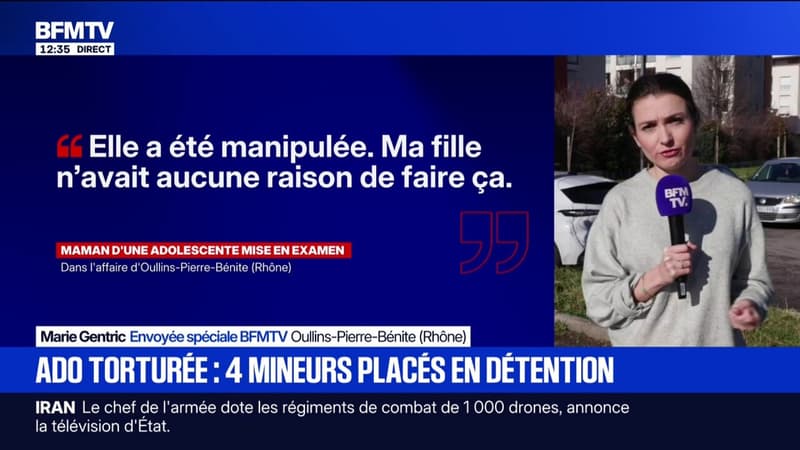 Le choc et la colère de la mère d'une adolescente placée en détention après avoir torturé une autre jeune fille près de Lyon