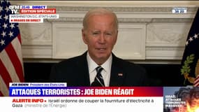 Opération "déluge d'Al-Aqsa" du Hamas sur Israël: les États-Unis s'assureront qu'Israël "a bien tout ce dont elle a besoin", affirme Joe Biden