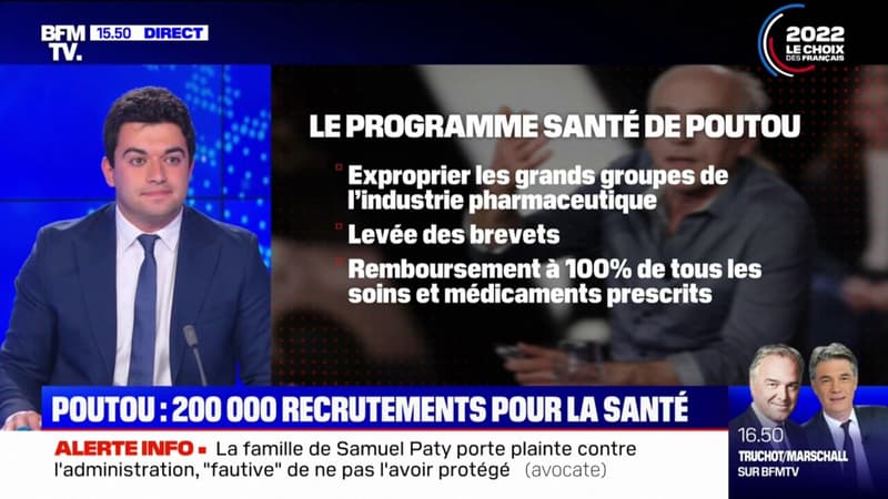 Présidentielle 2022: les propositions de Philippe Poutou sur la santé