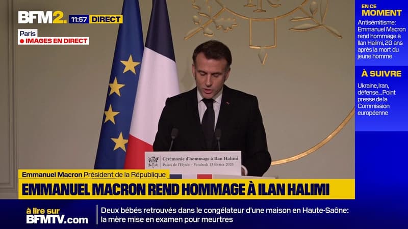 Antisémitisme: Emmanuel Macron dénonce "'l'inaction coupable des plateformes"