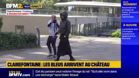 Jules Koundé est arrivé à Clairefontaine, pour le rassemblement de l'équipe de France
