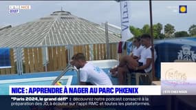 Nice: apprendre à nager au parc Phoenix 