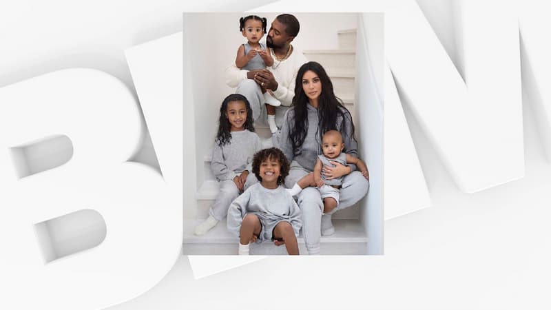 La carte de Noël de la famille Kardashian-West