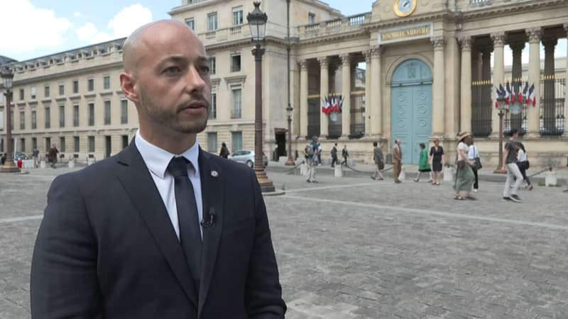 Le député RN des Bouches-du-Rhône, Romain Baubry.