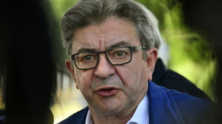 Jean-Luc Mélenchon chef de file de La France insoumise le 9 juillet 2020 à Blagnac