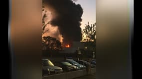 Un important incendie dans un entrepôt à Villeurbanne 