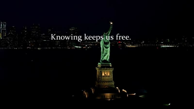 Une image tirée de la publicité du Washington Post.