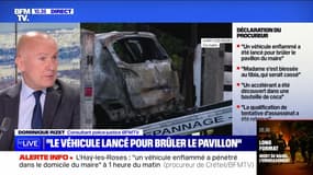 "Le véhicule lancé pour brûler le pavillon" - 02/07