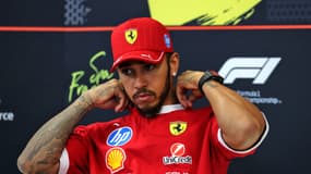 Le pilote britannique Lewis Hamilton le 24 juillet 2025