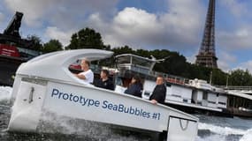 Les taxis volants Sea Bubbles sont de retour à Paris. 