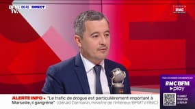 Gérald Darmanin: "Qu'il y ait des policiers qui ne respectent pas la déontologie individuellement, ça existe et il faut les sanctionner, mais je ne mets pas à l'équivalent des gens qui jettent des cocktails Molotov"