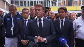 Emmanuel Macron, le 13 octobre à Arras