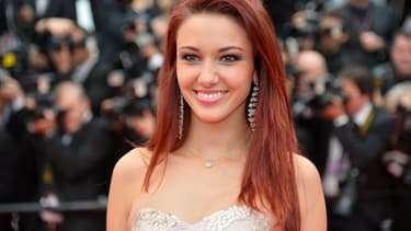 Delphine Wespiser à Cannes en mai 2013