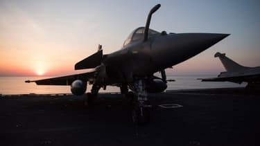 L'avion de combat Rafale, symbole de l'industrie française de la défense.