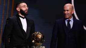 Karim Benzema et Zinédine Zidane