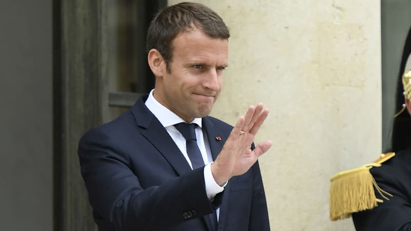 Emmanuel Macron le 28 juin 2017 à l'Élysée
