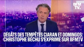 Dégâts des tempêtes Ciaran et Domingos: l'interview intégrale du ministre Christophe Béchu sur BFMTV 