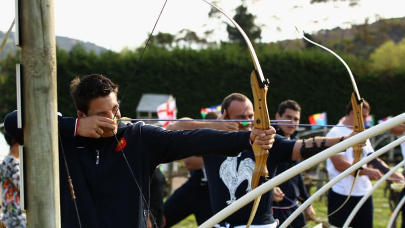 Un peu de tir à l'arc pour François Trinh-Duc