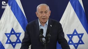 Le Premier ministre Benjamin Netanyahu le 22 novembre 2023. 