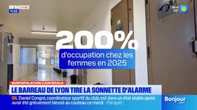 Prison de Lyon-Corbas: la surpopulation carcérale s'aggrave