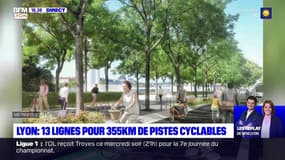 Lyon : 13 lignes pour 355km de pistes cyclables