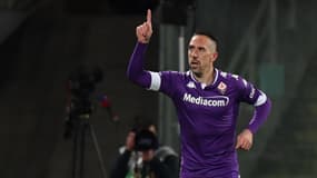 Franck Ribéry avec la Fiorentina