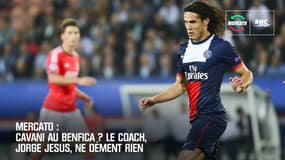 Mercato : Cavani au Benfica ? Le coach Jorge Jesus ne dément rien