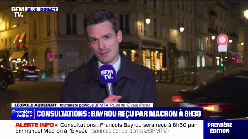 Nouveau Premier ministre: François Bayrou reçu à 8h30 par Emmanuel Macron à l'Élysée