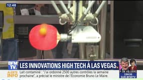 Un robot pongiste au CES 2018 de Las Vegas