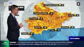 Météo Nice Côte d'Azur: un mercredi sous le soleil avec de la fraîcheur dans la matinée