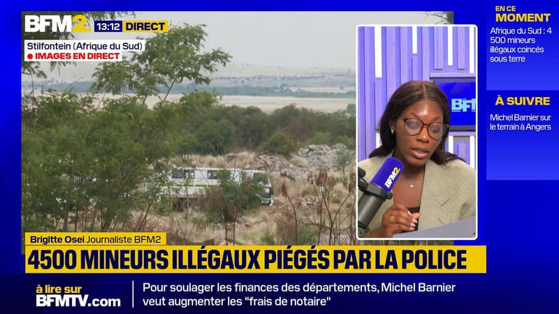 Afrique du Sud: 4500 mineurs illégaux piégés par la police