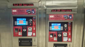 Les distributeurs de tickets des transports de San Francisco étaient hors service. 