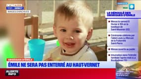 Obsèques d'Émile: le jeune garçon ne sera pas enterré au Haut-Vernet
