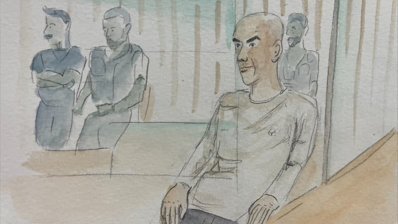 Procès de Redoine Faïd (dessin d'illustration)