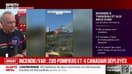 Incendie dans le Var: "Un pompier blessé aux mains", indique Éric Grohin, directeur du SDIS 83