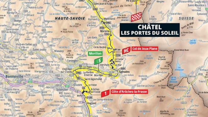 Le parcours de la 9e étape du Tour de France féminin 2025.
