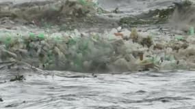 Des tonnes de plastiques rejetés sur cette plage d'Afrique du Sud
